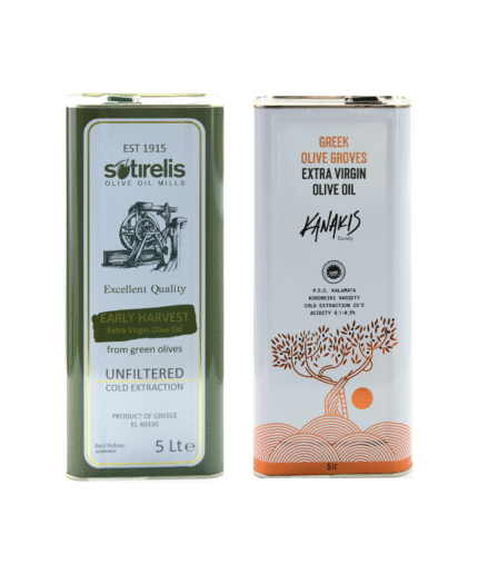 EXTRA NEITSYTOLIIVIÖLJY EARLY HARVEST 5L + KANAKIS PERINTEINEN 5L